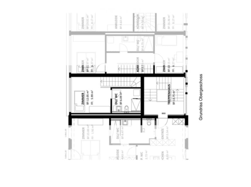 Floor plan of a multi-room apartment with labeled rooms including living room, kitchen, bedrooms, bathrooms, and entrance.