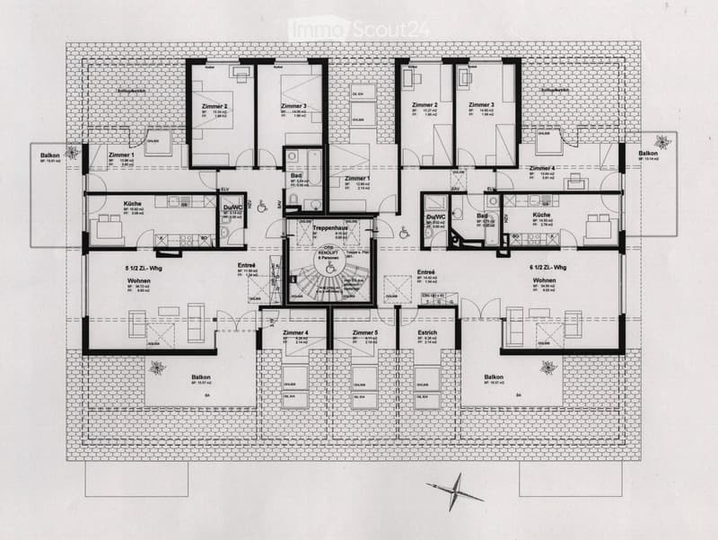 Entrance hall, 8 living rooms, 4 bedrooms, 2 bathrooms, 2 balconies, kitchen, living room, utility room, terrace