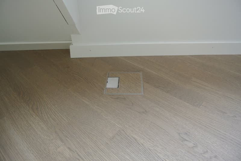 hardwood floor, square hole in the middle