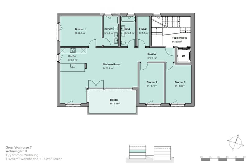 Floor plan: 1 bedroom, living room, bathroom, toilet, kitchenette, dining area, balcony