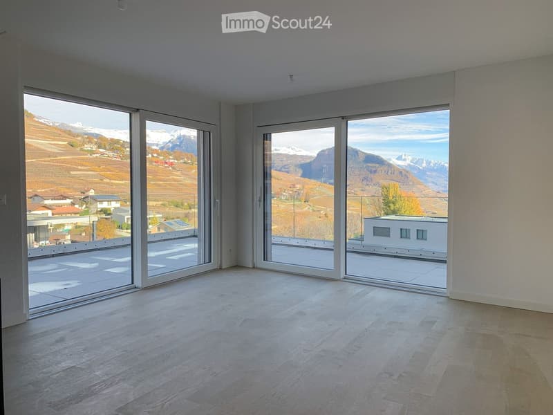2,5 Zimmer mit großer Terrasse in Champlan (Grimisuat) (2)