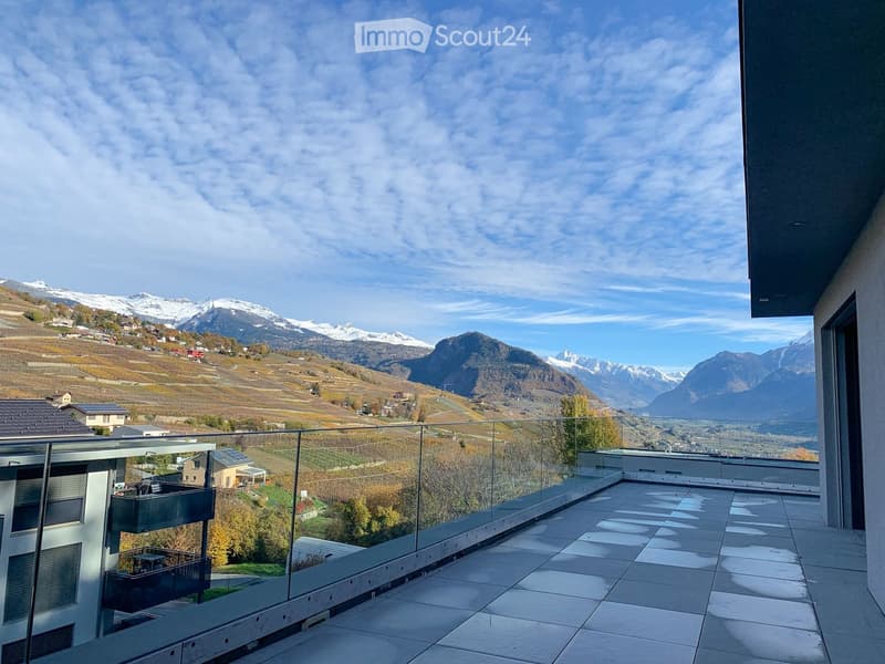 2,5 Zimmer mit großer Terrasse in Champlan (Grimisuat) (4)