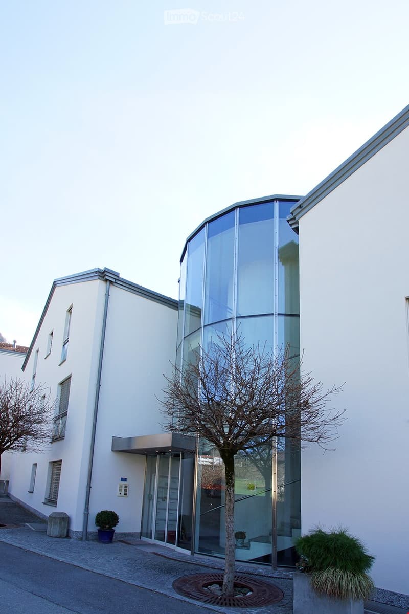 Modern and sunny attic apartment with panoramic views of the Bündner Rheintal (2)