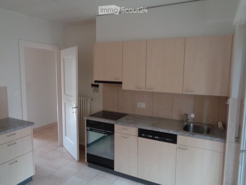 kitchen with oven, stove, sink, dishwasher, wooden cabinets