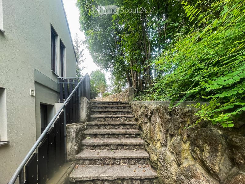 Treppe in den Garten
