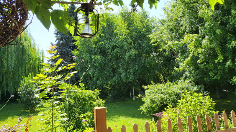 Casa unifamiliare su un grande terreno edificabile con alberi (1)