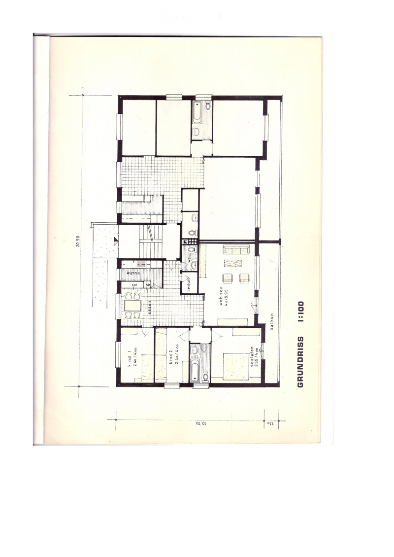 living room, kitchen, 2 bedrooms, 2 bathrooms, balcony