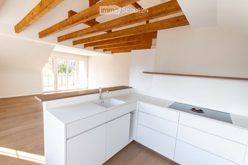 {"visible_features": [],    "type": "Room",    "description": "modern kitchen, wooden beams, white cabinets, stainless steel sink, gas stove, white flooring",    "localized_descriptions":        {        "EN": "modern kitchen, wooden beams, white cab