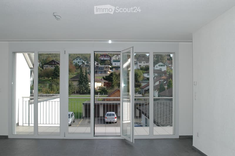 Balkon vom Wohnzimmer aus