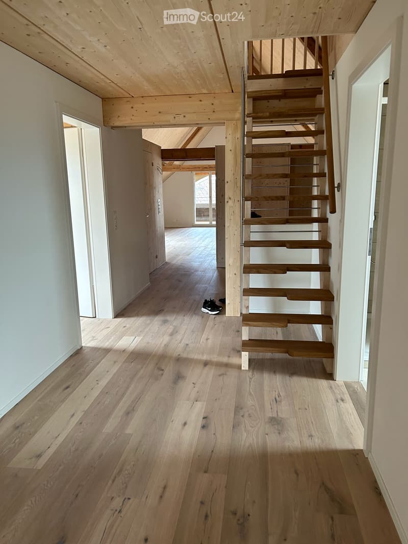 Appartamento mansardato spazioso e bellissimo in una casa colonica ristrutturata a Herzogenbuchsee, quartiere di Oberönz (12)