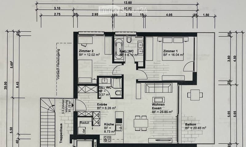 Appartamento nuovo di 3,5 locali moderno con 82 m² di spazio abitativo in norma proprietario-occupante (8)