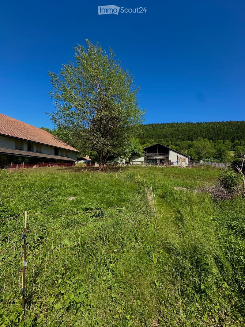 Maison jumelée à Le Pâquier NE à vendre sur plans - Permis de construire a déjà été accordé. (2)