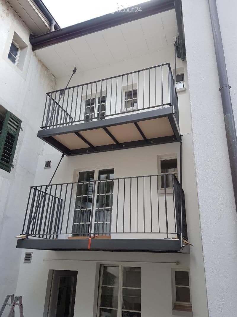 Balkon, der obere