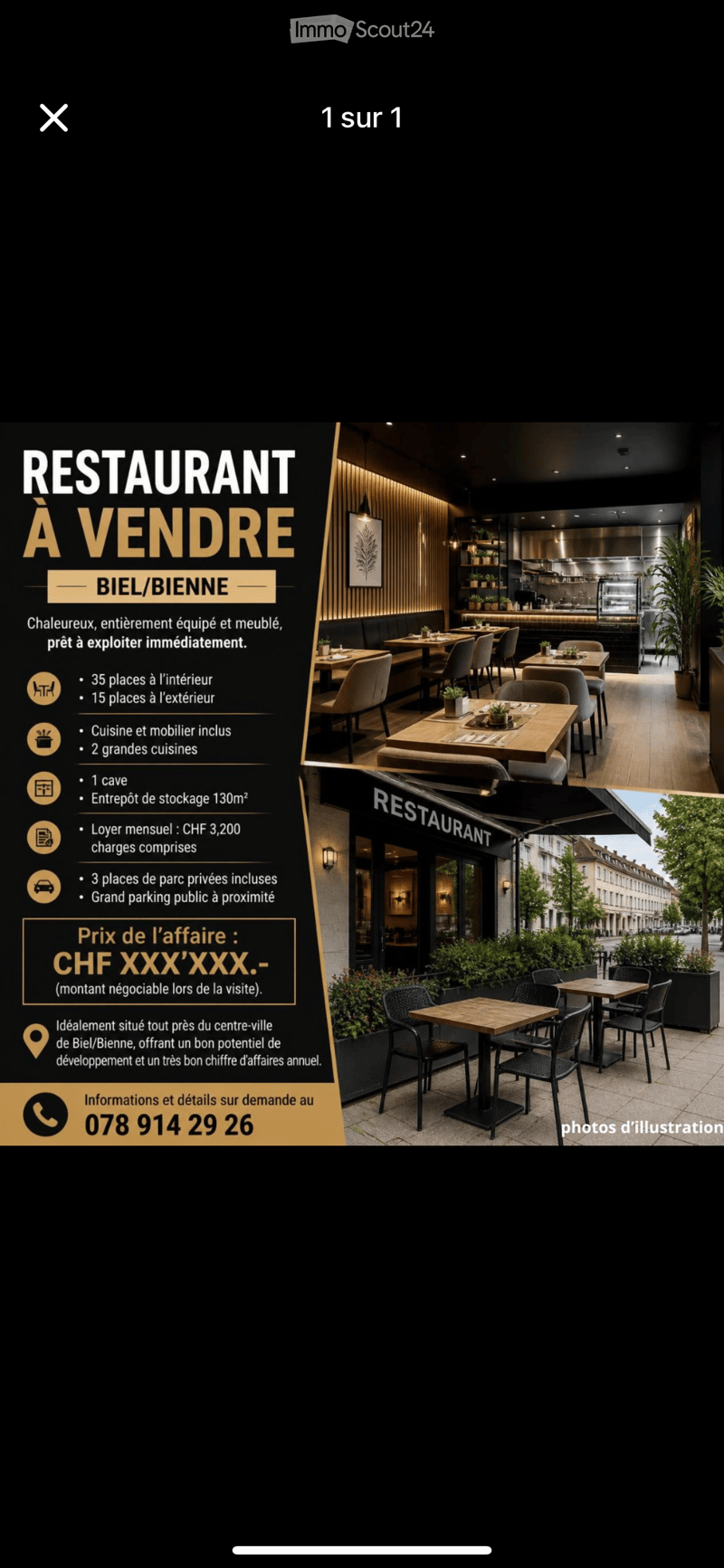 Modern restaurant interior with wooden tables, chairs, and a kitchen area. Features a mix of seating including tables, stools, and benches, along with kitchen appliances and potted plants.
