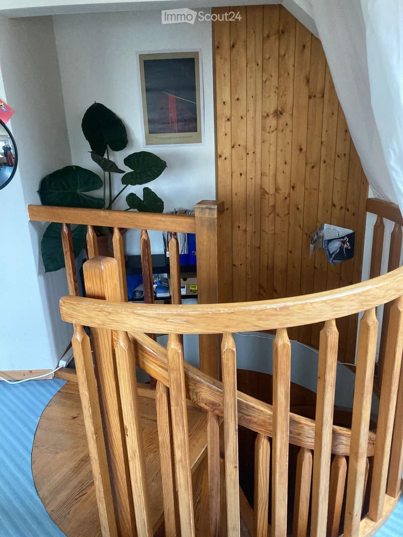 Duplex 5 pièces avec cachet proche de la gare, vue et jardin commun (6)