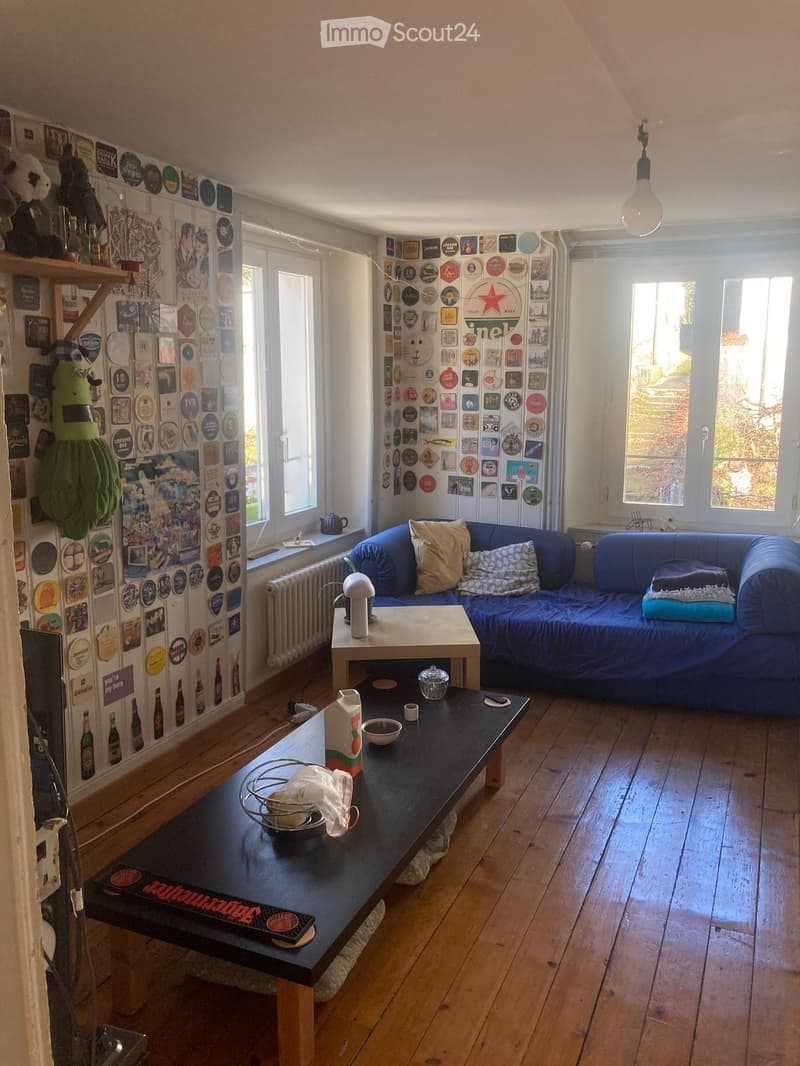 Duplex 5 pièces avec cachet proche de la gare, vue et jardin commun (4)