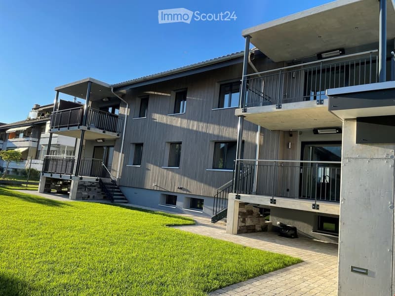 3.5-Zimmer-Wohnung mit grossem Balkon und Gartenanschluss in Thun (1)