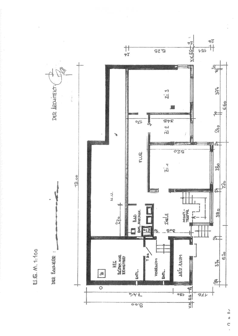 Floor plan of a residential space with labeled rooms including a kitchen, living room, bedroom, and bathroom.