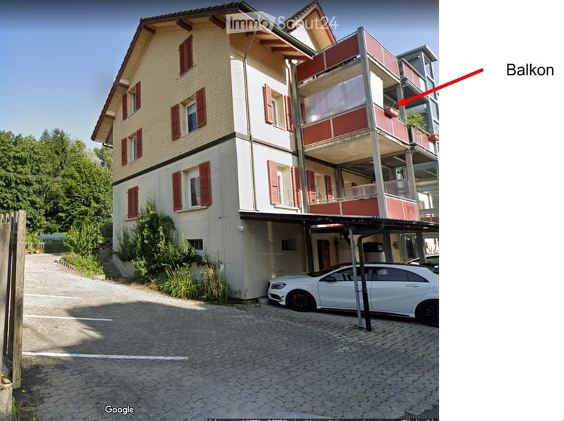 Aussensicht mit Balkon