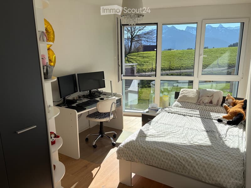 Grand 3.5 pc à Vuadens avec 2 places de parc (3)