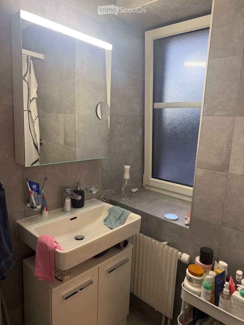 {"type": "Bathroom", "objects": ["sink", "faucet", "mirror", "toothbrush holder", "towel", "radiator", "cosmetics", "cup", "faucet", "faucet handle", "faucet spout", "faucet handle", "faucet handle", "faucet handle", "faucet handle", "faucet handle", "fau
