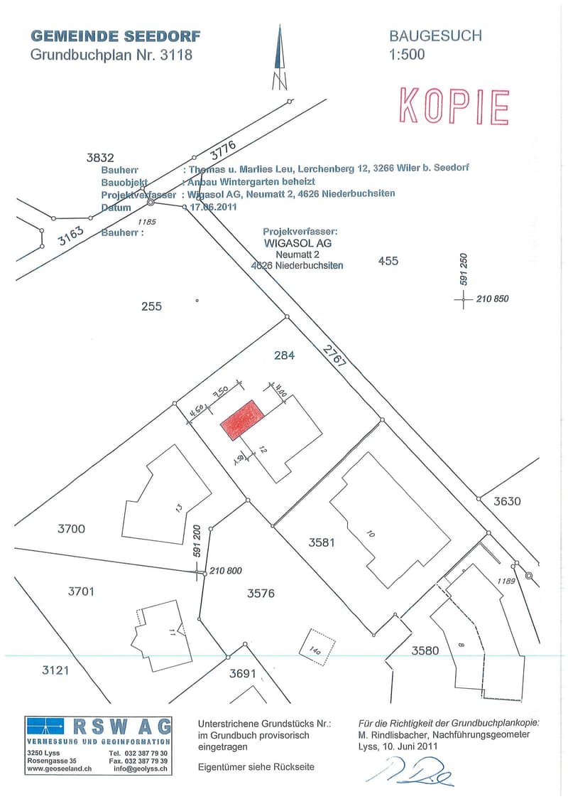 Ground plan showing multiple plots and property boundaries with measurements and labels.