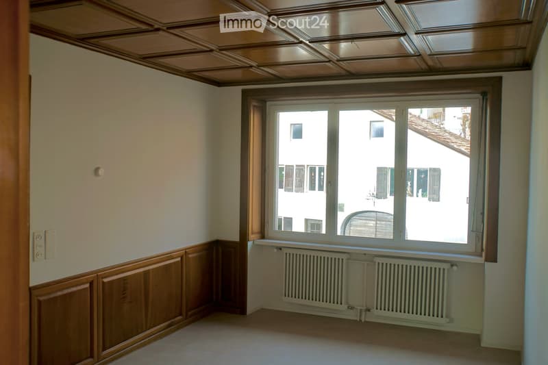 Sonnige, renovierte 6.5-Zimmerwohnung mit 2 Terrassen und Blick in grossen Garten (3)