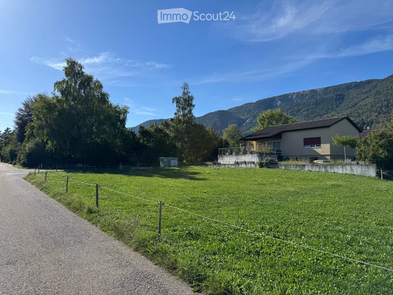 Sonnige Baulandparzelle mit unverbaubarer Lage in Lommiswil – 592 m² sofort verfügbar (2)