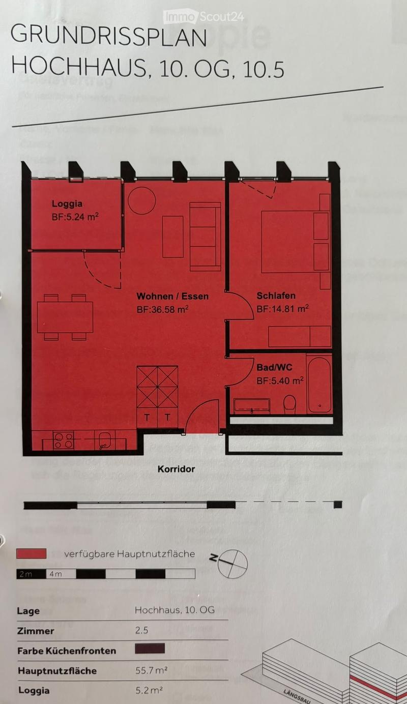 Moderne 2.5-Zimmer-Wohnung mit Aussicht im 10. OG – Bern Wankdorf (5)