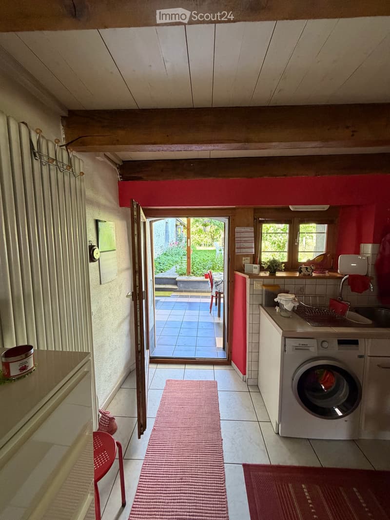 Authentique maison jurassienne de caractère avec grand terrain et verger à Damvant (17)