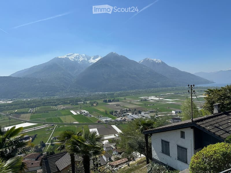 Terrassenhaus / Ferienhaus in Agarone mit Top-Aussicht. (1)