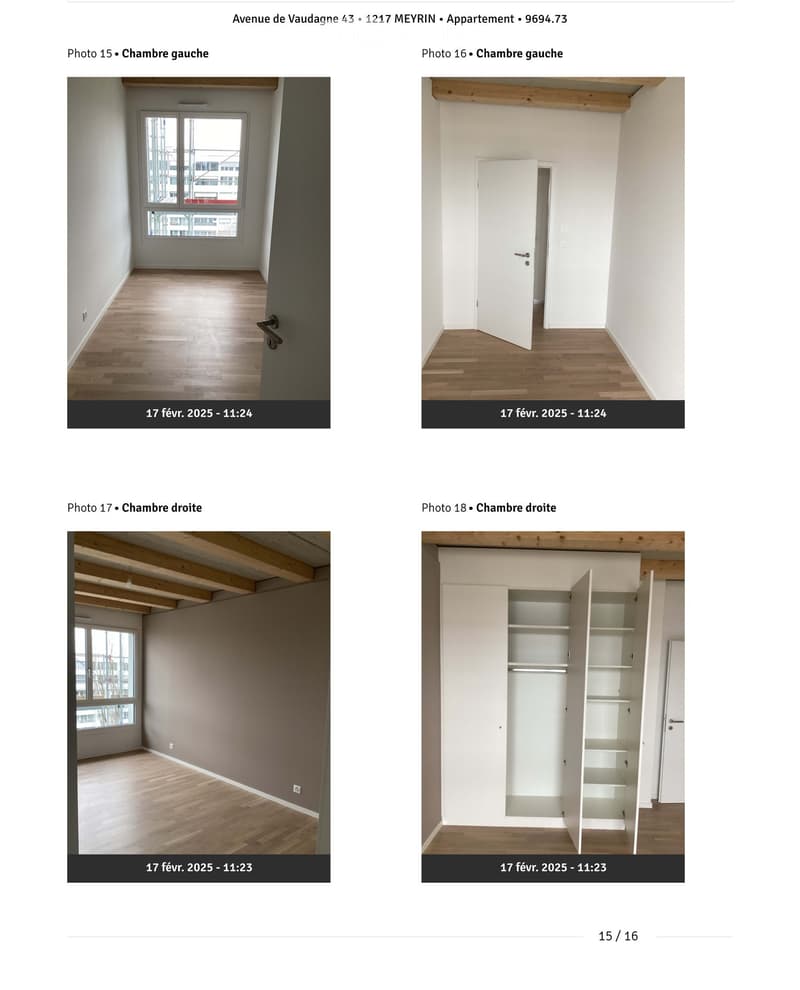 Empty room with wooden flooring, white walls, and large windows. No furniture or equipment visible.