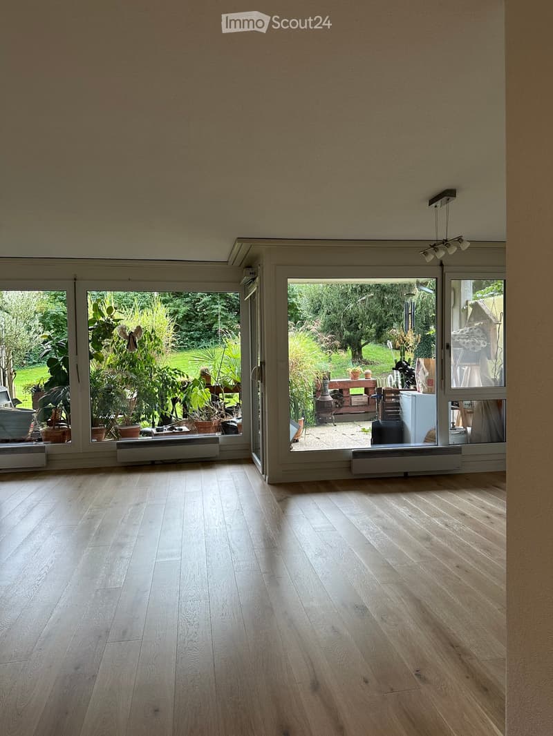 neu sanierte, grosse, sonnige 4.5-Zi-Erdgeschoss-Wohnung mit Gartenterrasse (rollstuhlgängig) (1)