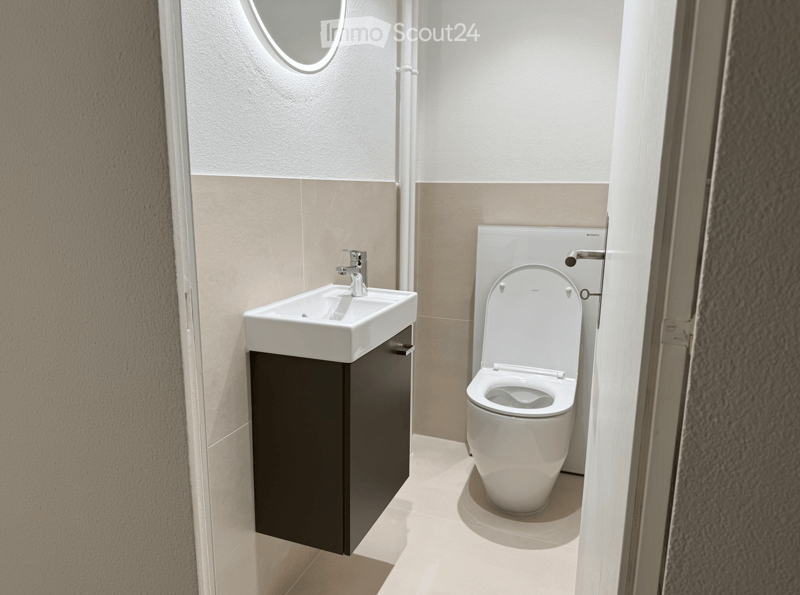 small bathroom with a toilet and a sink