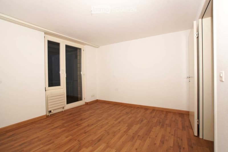 {"visible_features": [], "type": "Room", "description": "empty room, wooden floor, white walls, glass doors with metal frames, white radiator against the wall, power outlet"}