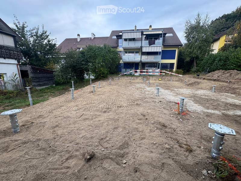 Bauplatz Richtung Norden in Niederscherli