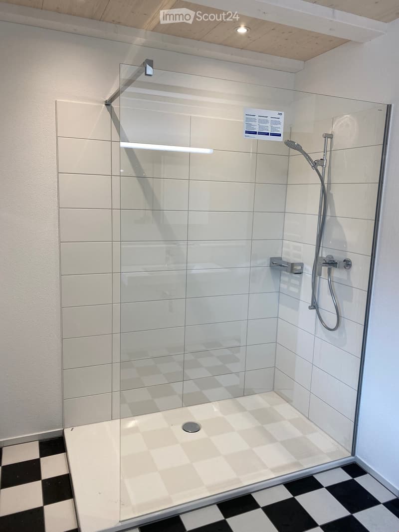 Moderne Dusche