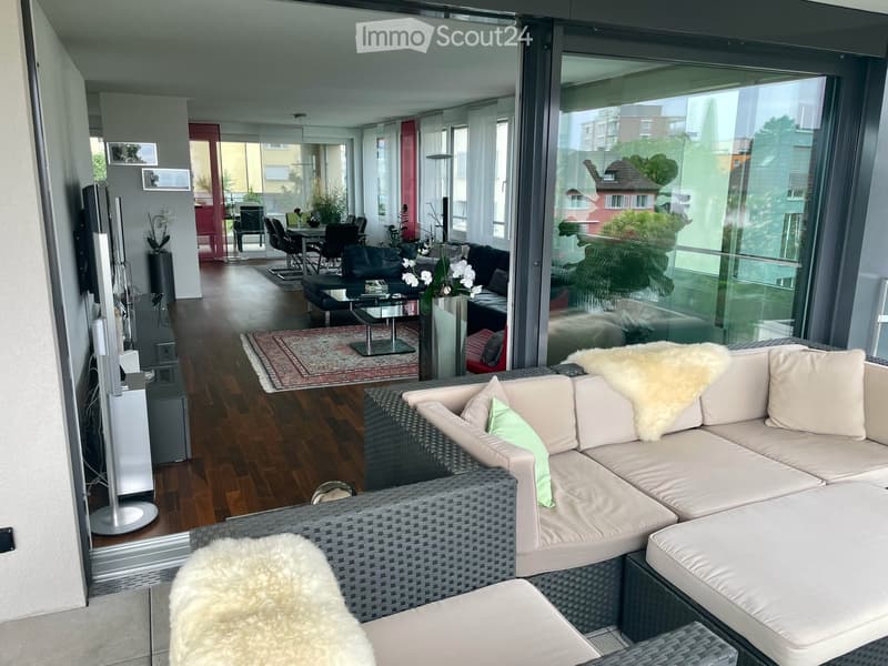 Blick vom Balkon Nord in Wohnen und Essen