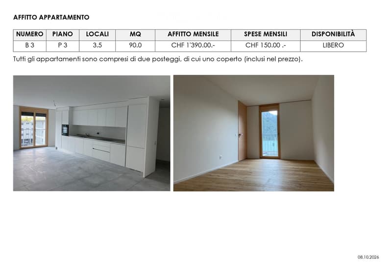 Empty room with wooden flooring, white walls, and large windows with wooden frames. No furniture or equipment present.
