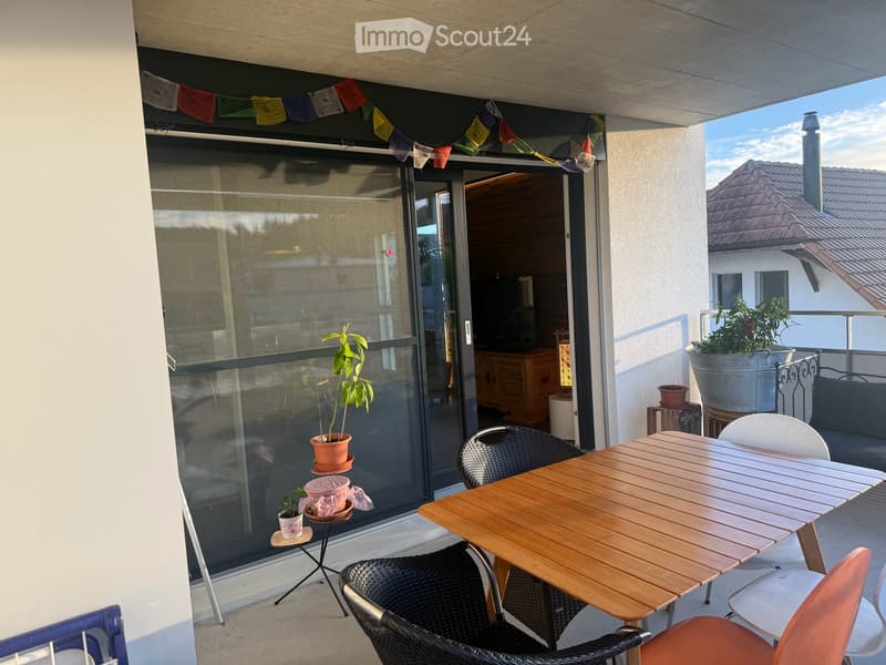 Appartement de 2.5 pièces avec balcon de 15.2 m² — Courgevaux (4)