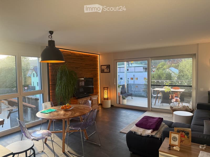 Appartement de 2.5 pièces avec balcon de 15.2 m² — Courgevaux (1)