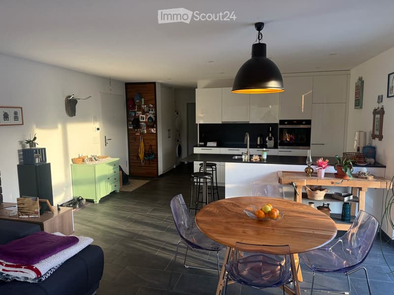 Appartement de 2.5 pièces avec balcon de 15.2 m² — Courgevaux (2)