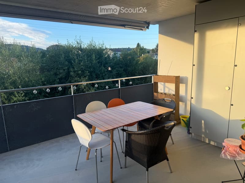 Appartement de 2.5 pièces avec balcon de 15.2 m² — Courgevaux (3)