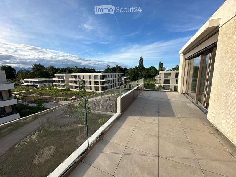 Attique lumineux et calme 3 pièces avec terrasse à Troinex - location courte durée jusqu'à juin 2027 (4)
