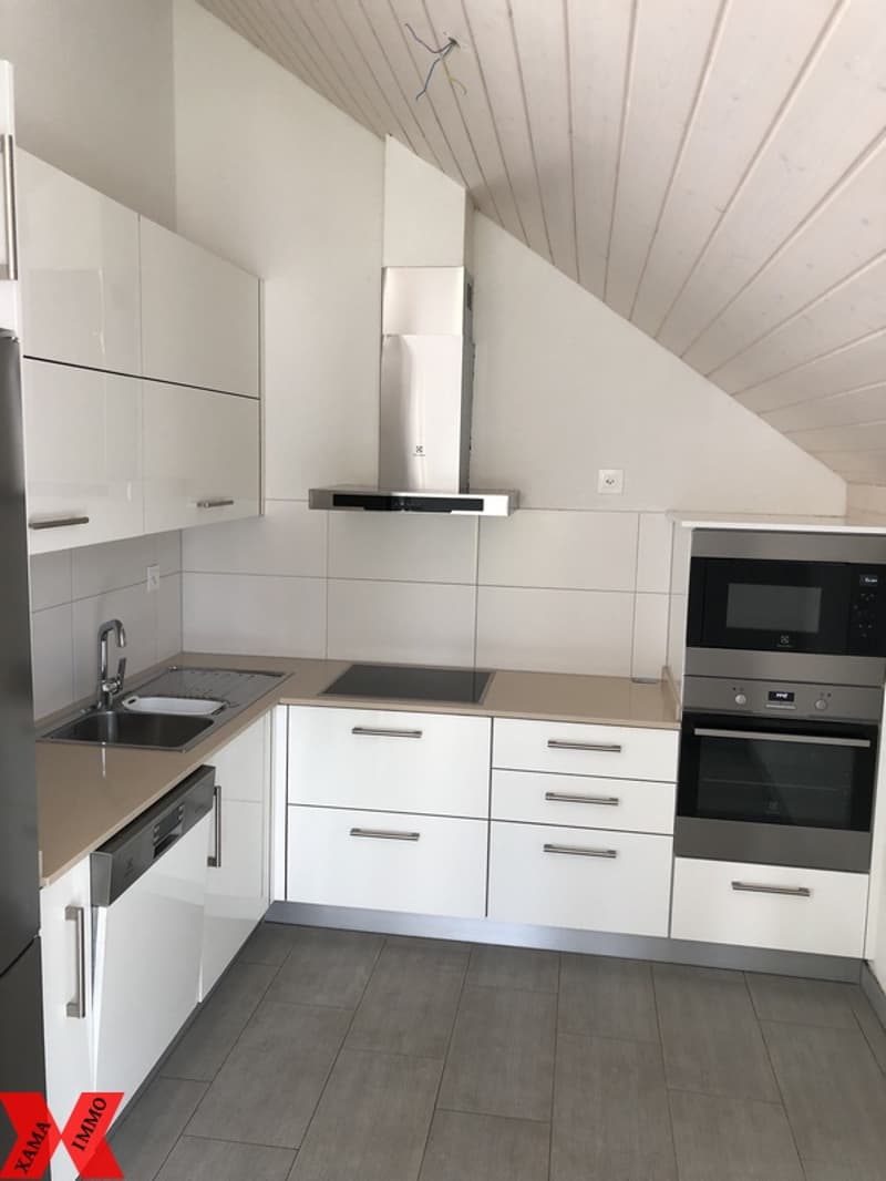 Wohnung mit 4,5 Zimmern im 2. Stock unter dem Dach (1)
