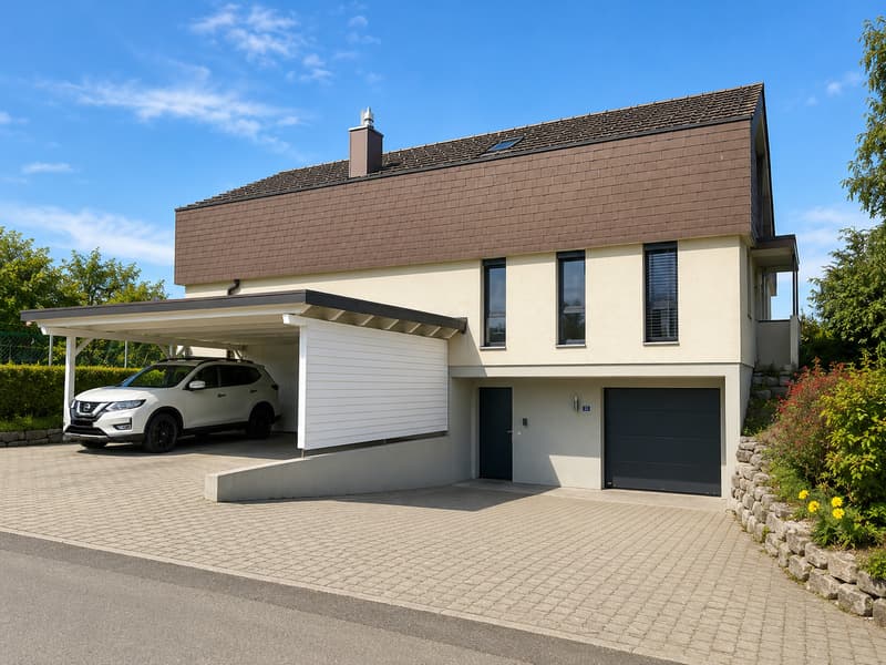 Casa unifamiliare affascinante a Guschelmuth – vivere con vista panoramica e tranquillità (2)