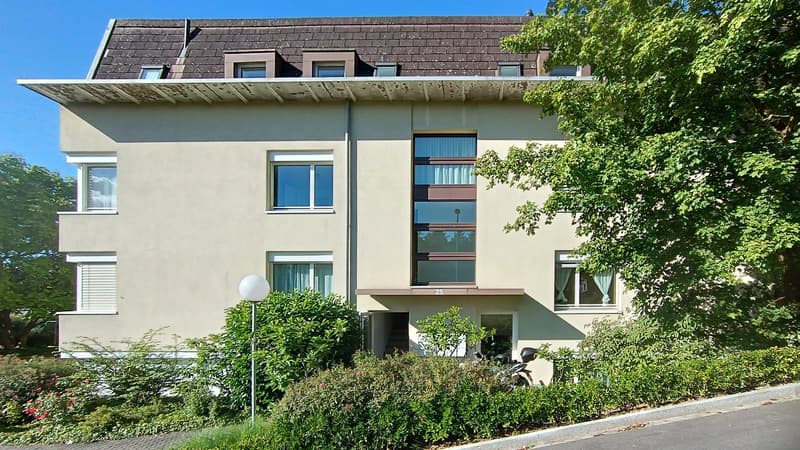 Attractive 4.5-room garden apartment with winter garden and chimney in Oberwil BL (1)
