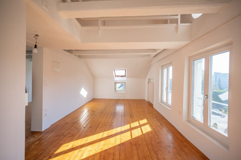 Charmante 4-Zimmer-Dachwohnung mit Seeblick in Thalwil (2)