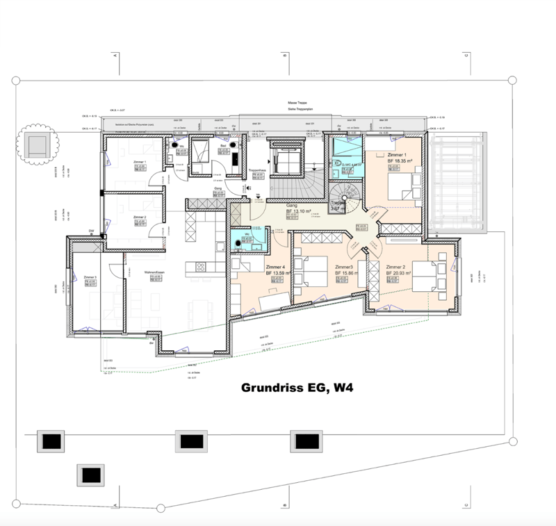 Living room, Kitchen, 4 Bedrooms, 3 Bathrooms, Storage, Stairs, Terrace