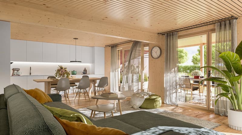 Gesundes, modernes Wohnen in 4.5-Zimmer-Neubau-Wohnung an ruhiger Lage in Wittenwil (2)